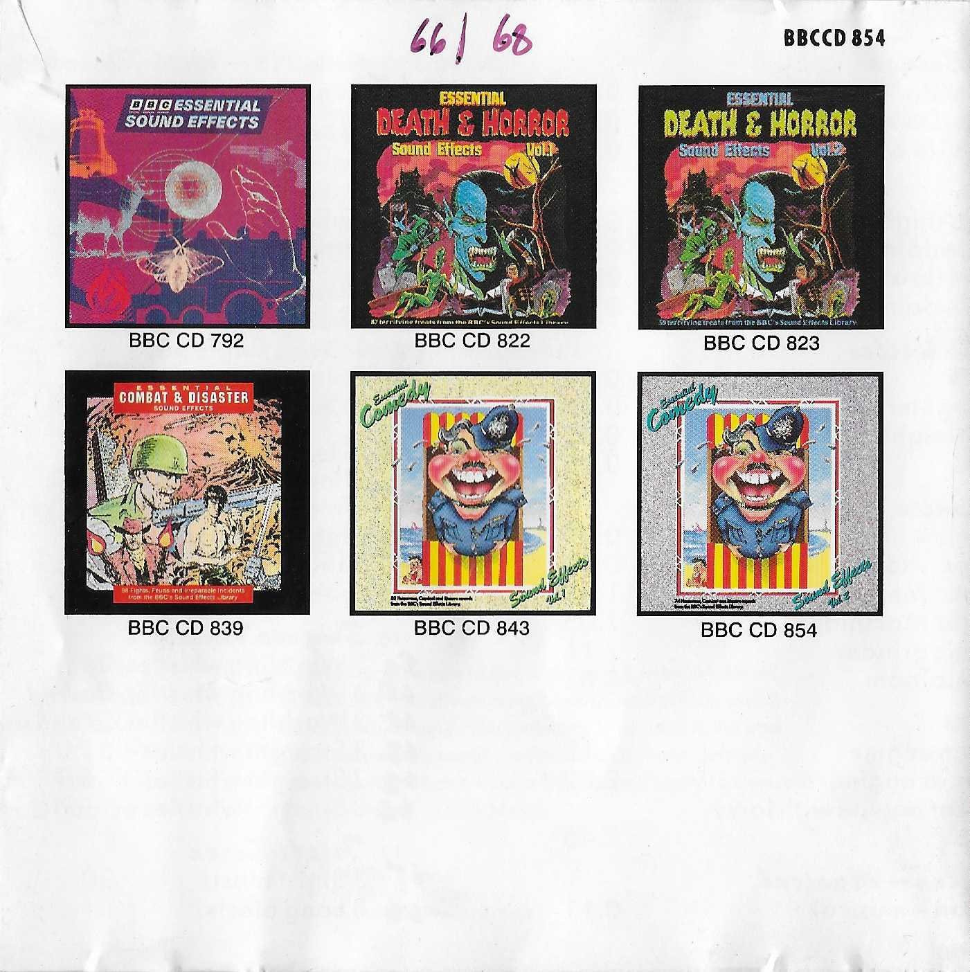 Middle of cover of BBCCD854